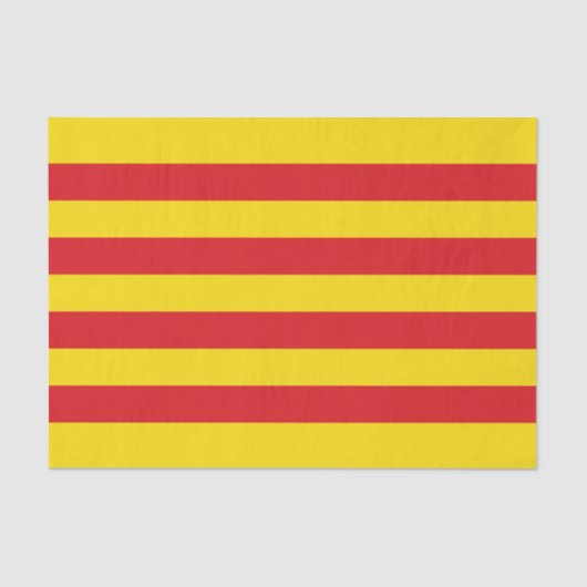 カタロニア国旗 薄葉紙 (正面)