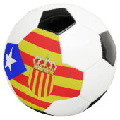 カタロニア州旗 サッカーボール (3/4)