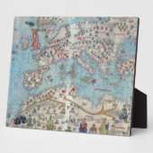 カタロニア・アトラス：詳細は北アフリカとヨーロッパ。 フォトプラーク (側面)