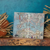 カタロニア・アトラス：詳細は北アフリカとヨーロッパ。 フォトプラーク (側面)