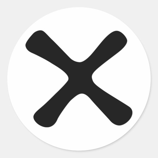 カタンガクロス通貨記号マネーハンドラコンゴco ラウンドシール (正面)