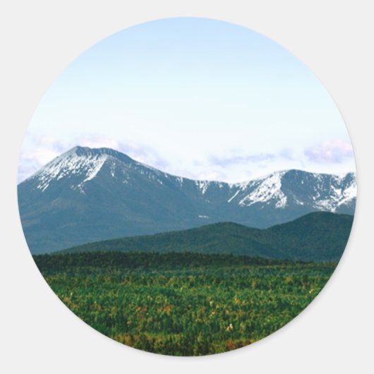 カターディン山封筒用シールシール ラウンドシール (正面)