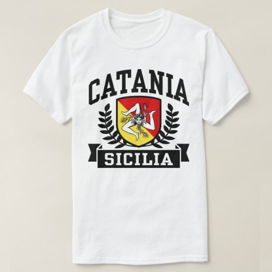 カターニア・シシリア Tシャツ (デザイン正面)