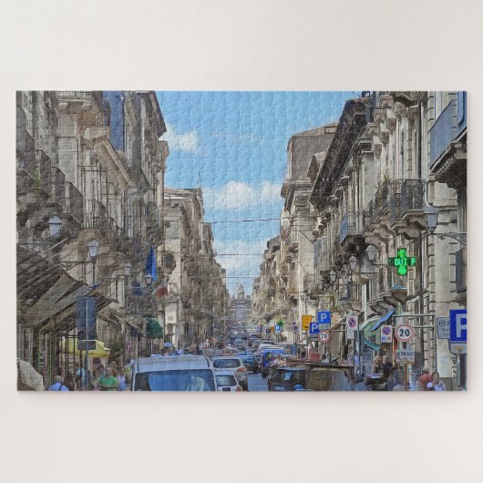 カターニア。#12 ジグソーパズル (横)