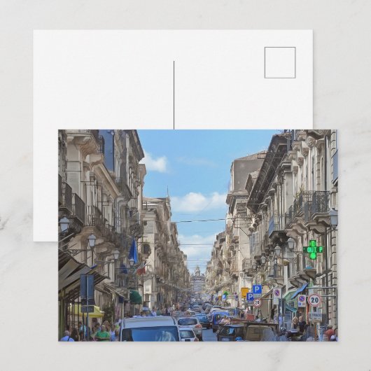 カターニア。#12 ポストカード (正面/裏面)