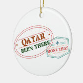 カタールそこにそれされる セラミックオーナメント (左)