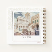 カタールのスークワイフを探索 ノートブック (裏面)