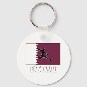 カタールサッカー代表チーム キーホルダー