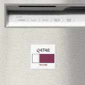 カタール国旗「アナビ」 マグネット (インサイチュ (食洗機))