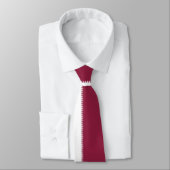 カタール国旗&エンブレム、カタール国旗 ネクタイ (タイ)