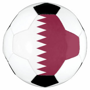 カタール国旗 サッカーボール
