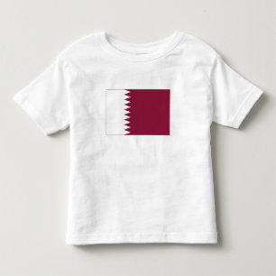 カタール国旗 トドラーTシャツ