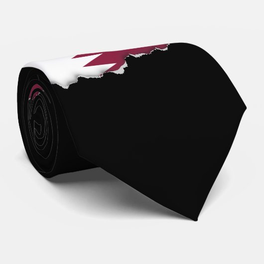 カタール国旗 ネクタイ (ロール)