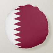 カタール国旗 ラウンドクッション (裏面)