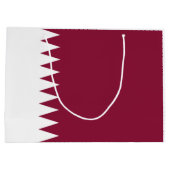 カタール国旗 ラージペーパーバッグ (裏面)
