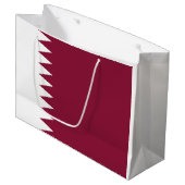 カタール国旗 ラージペーパーバッグ (正面アングル)