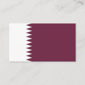 カタール国旗 名刺 (正面)