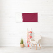 カタール国旗 横断幕 (インサイチュ)