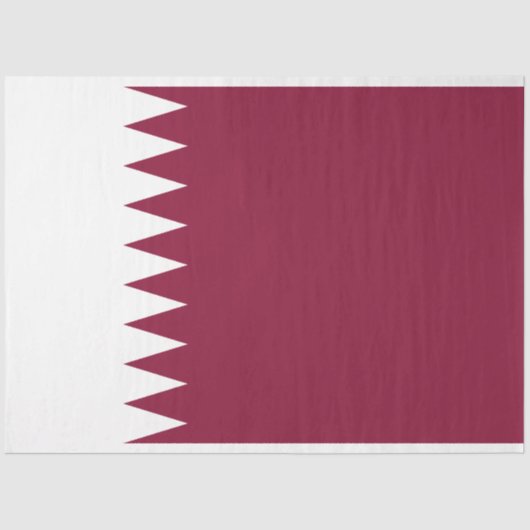 カタール国旗 薄葉紙 (正面)