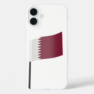 カタール国旗 iPhone 16 PLUSケース