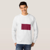 カタール国旗 Tシャツ (正面フル)