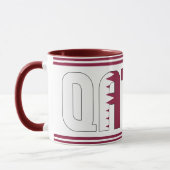 カタール愛国的なコーヒーとシピン マグカップ (左)