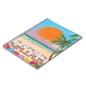 カタール旅行ポスター ノートブック (左側)