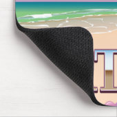 カタール旅行ポスター マウスパッド (コーナー)