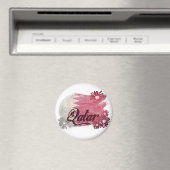 カタール色彩の鮮やか国旗 マグネット (インサイチュ (食洗機))