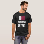 カタール誇りを持ったール人になる Tシャツ (正面フル)