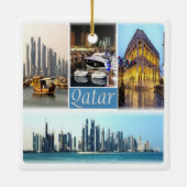 カタール、アジアのzQA003モザイク, セラミックオーナメント (裏面)