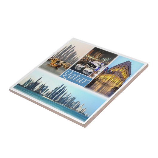 カタール、アジアのzQA003モザイク， タイル (側面)