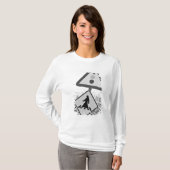 カタール, アド・ダウハ, ドーハ. アラビアの歩行者 2 Tシャツ (正面フル)