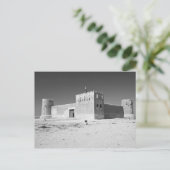 カタール、アル・ズバラ。アル・ズバラ砦(1938年生まれ)現在 ポストカード (スタンド正面)