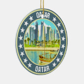 カタール セラミックオーナメント (右)