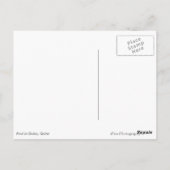 カタール、ドーハプール、スカイラインハガキ ポストカード (裏面)