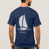 カタール - ボート Tシャツ (裏面)
