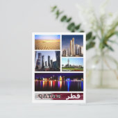 カタール – モザイク –  ポストカード (スタンド正面)