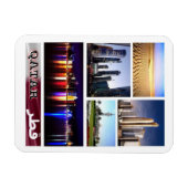 カタール – モザイク – マグネット (横)