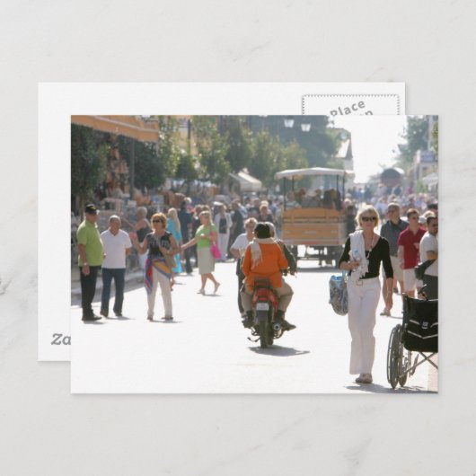 カタ忙しコロン・ギリシャ通り ポストカード (正面/裏面)