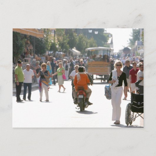 カタ忙しコロン・ギリシャ通り ポストカード (正面)