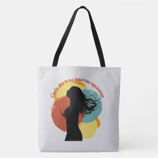 カダディートラエヌエバスペインのオプシオンズワーディングティー トートバッグ (正面)