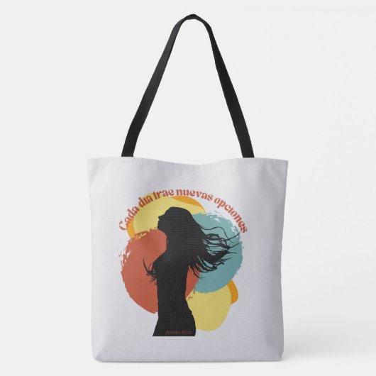 カダディートラエヌエバスペインのオプシオンズワーディングティー トートバッグ (裏面)