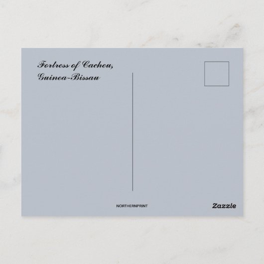 カチェウギニアビサウ要塞 ポストカード (裏面)