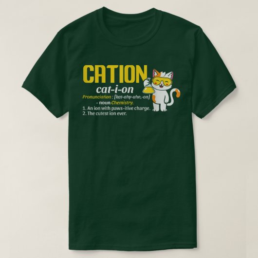 カチオンCat-I-Ion発音 – 科学 – ボーイズGi Tシャツ (デザイン正面)