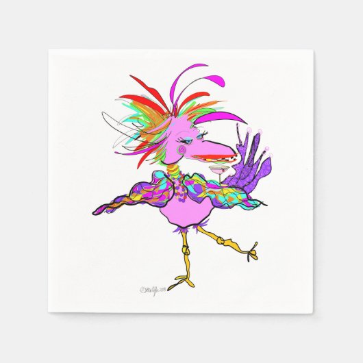 カチカチのカクテルナプキン スタンダードカクテルナプキン (正面)