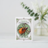 カチカチの点検のクーポン、名刺のサイズ 割引カード (スタンド正面)