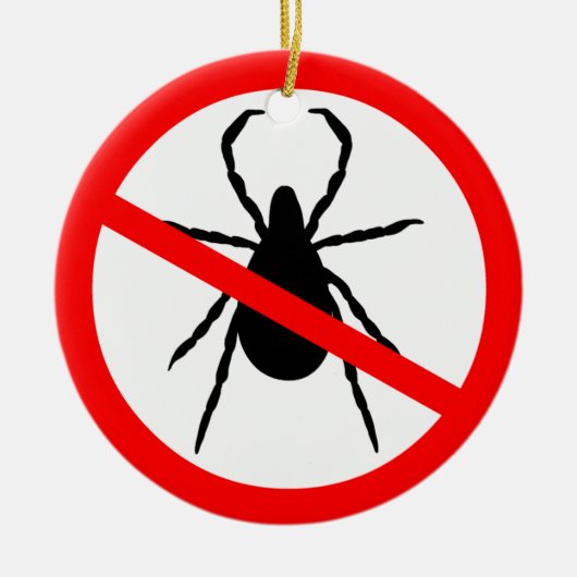 カチカチの用心して下さい セラミックオーナメント (正面)