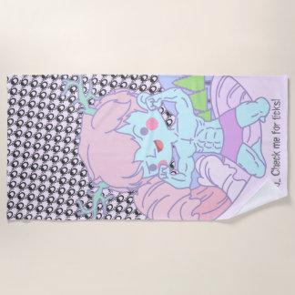 カチカチタオル!  2019の火の島のデザイン ビーチタオル