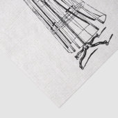 カチカチ音をたてるバーラップの服の型枠の妖精のティッシュペーパー 薄葉紙 (詳細)